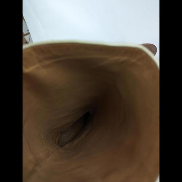 [SOLD] CHLOE Sz EU39 US9 Knee High Riding Boots Prince Leather Cream Pull On - Picture 13 of 15